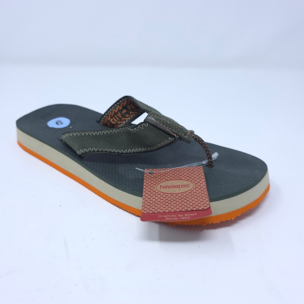 Havaianas Urban Special Olive Green Flip Flops Mens 9/10 Sandals 4146105
